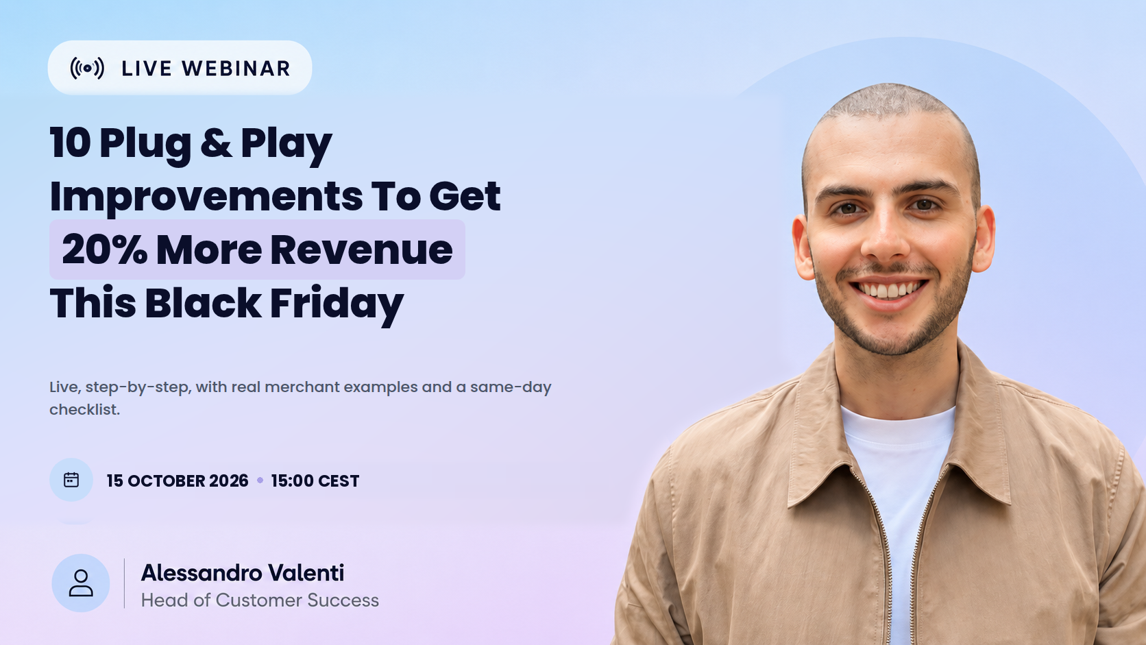 10 plug & play improvements to get 20% more revenue this Black Friday