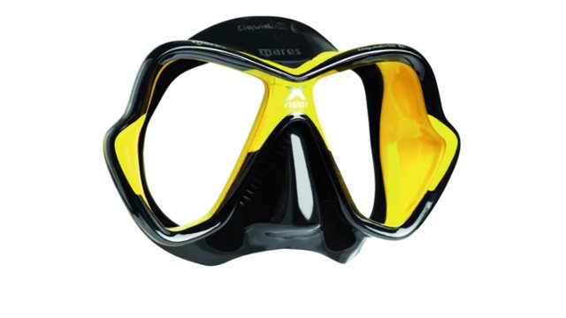 Mares X-Vision Ultra LS mask, yellow and black